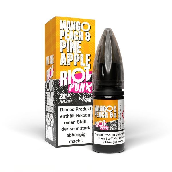 Riot Squad PUNX Hybrid Liquid - Mango, Peach &amp; Pineapple 10ml