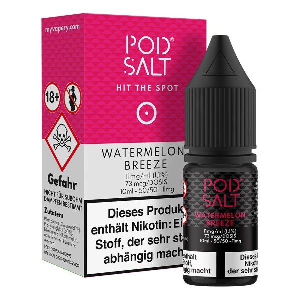 Pod Salt Core Liquid - Watermelon Breeze 10ml