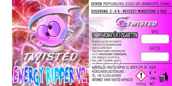 Twisted Aroma - Energy Ripper V2 10ml