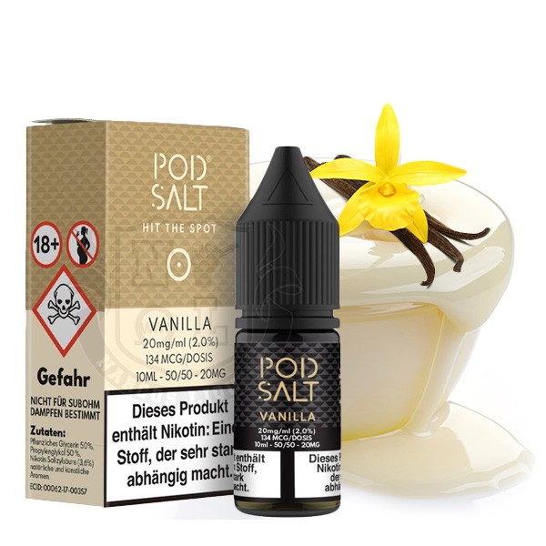 Pod Salt Core Liquid - Vanilla 10ml