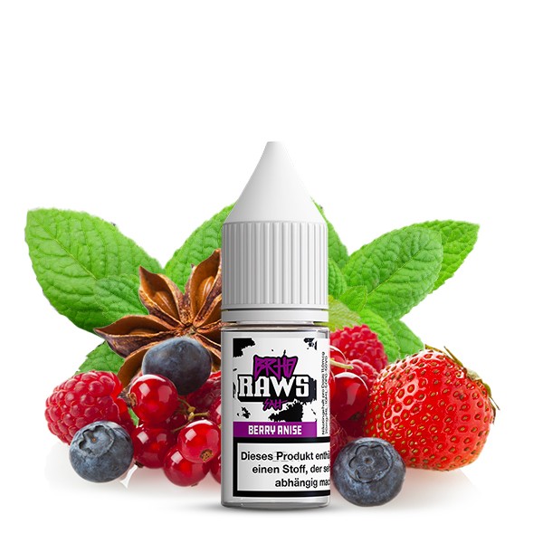 Barehead Nikotinsalz Liquid Raws - Berry Anise 10ml