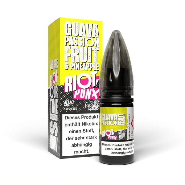 Riot Squad PUNX Hybrid Liquid - Guava, Passionfruit &amp; Pineapple 10ml