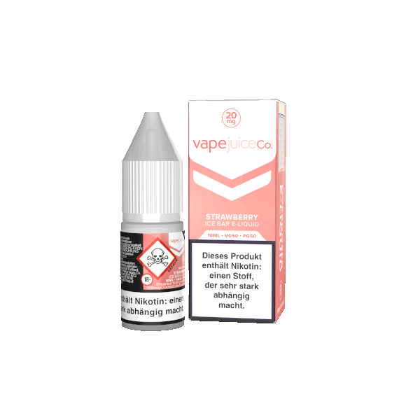 Vape Juice Co. Nikotinsalzliquid - Strawberry 10ml