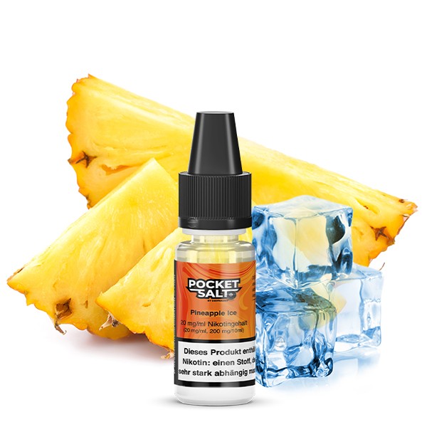 Pocket Salt Nikotinsalz Liquid - Pineapple Ice 10ml 20mg/ml