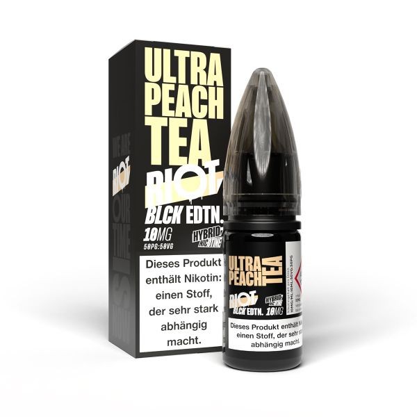 Riot Squad Black Edition Hybrid Liquid - Ultra Peach Tea 10ml