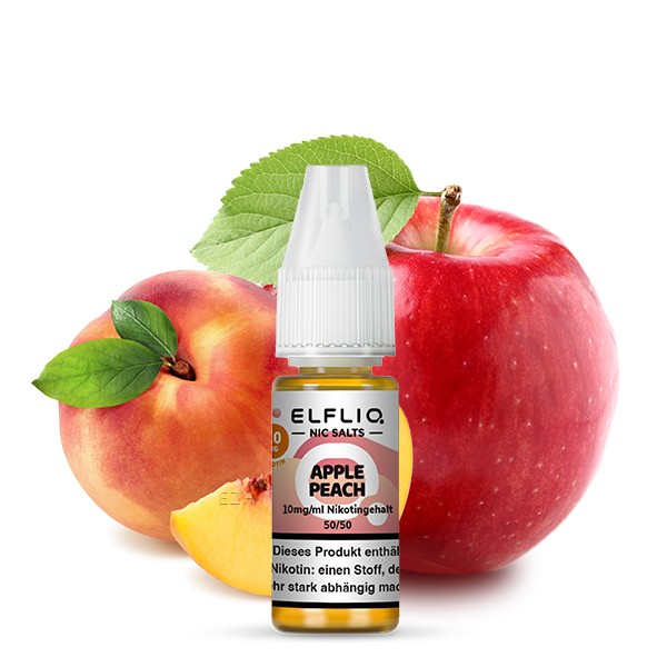 Elfbar Elfliq Nikotinsalz Liquid - Apple Peach 10ml