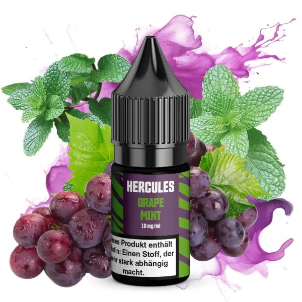 Hercules Nikotinsalz Liquid - Grape Mint 10ml