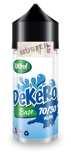 DeKeRo Base VG70/PG30 ohne Nikotin 100 ml