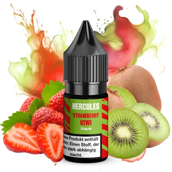 Hercules Nikotinsalz Liquid - Strawberry Kiwi 10ml