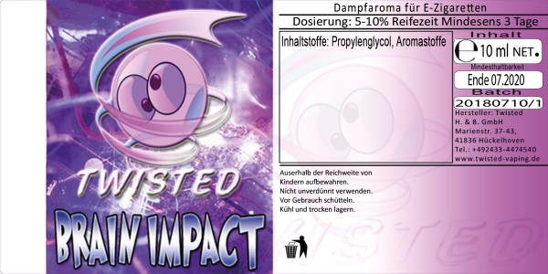 Twisted Aroma - Brain Impact 10ml